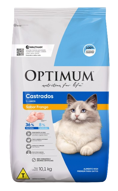 OPTIMUM™ Gatos Castrados – Frango
