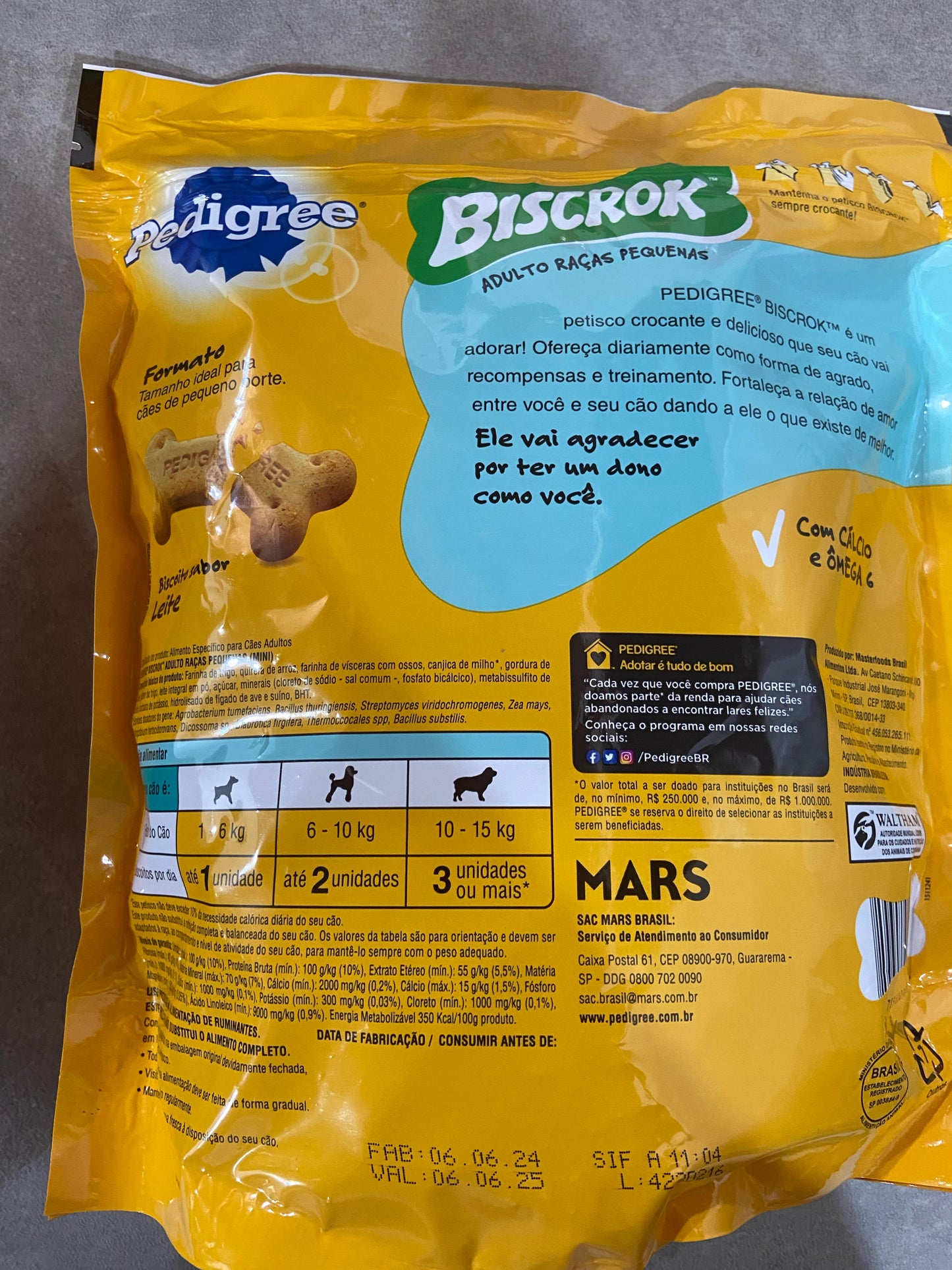 PEDIGREE® Biscrok Adulto Raças pequenas