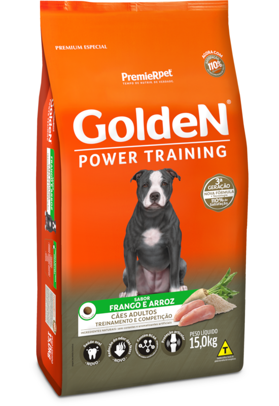 GoldeN® Power Training Cães Adultos Frango & Arroz
