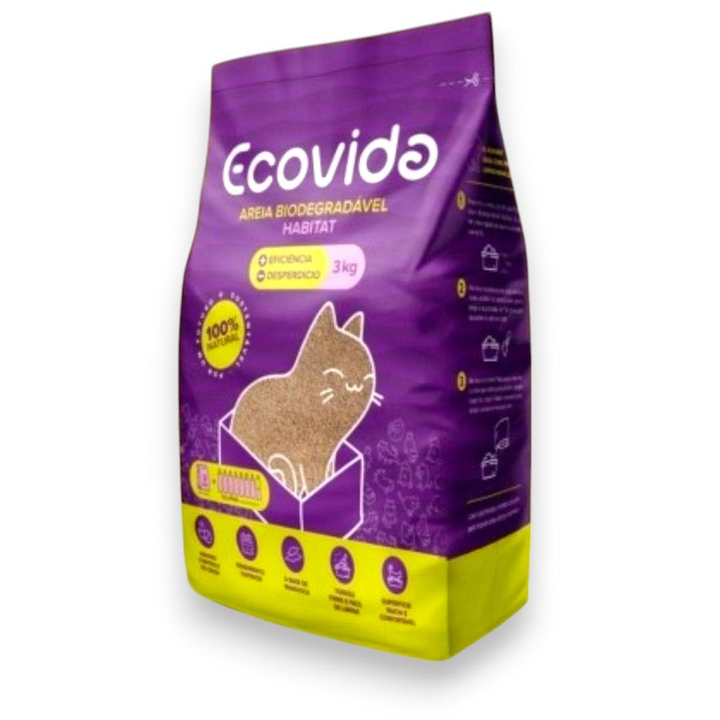 Ecovida - Areia biodegradavel