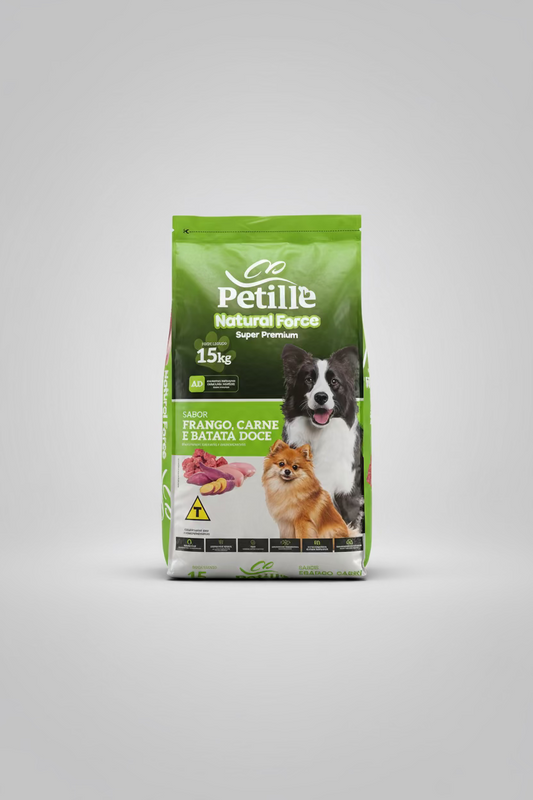 Petille Natural force Ração super premium