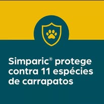 Simparic - Comprimido anti pulgas e carrapatos (cada comprimido)