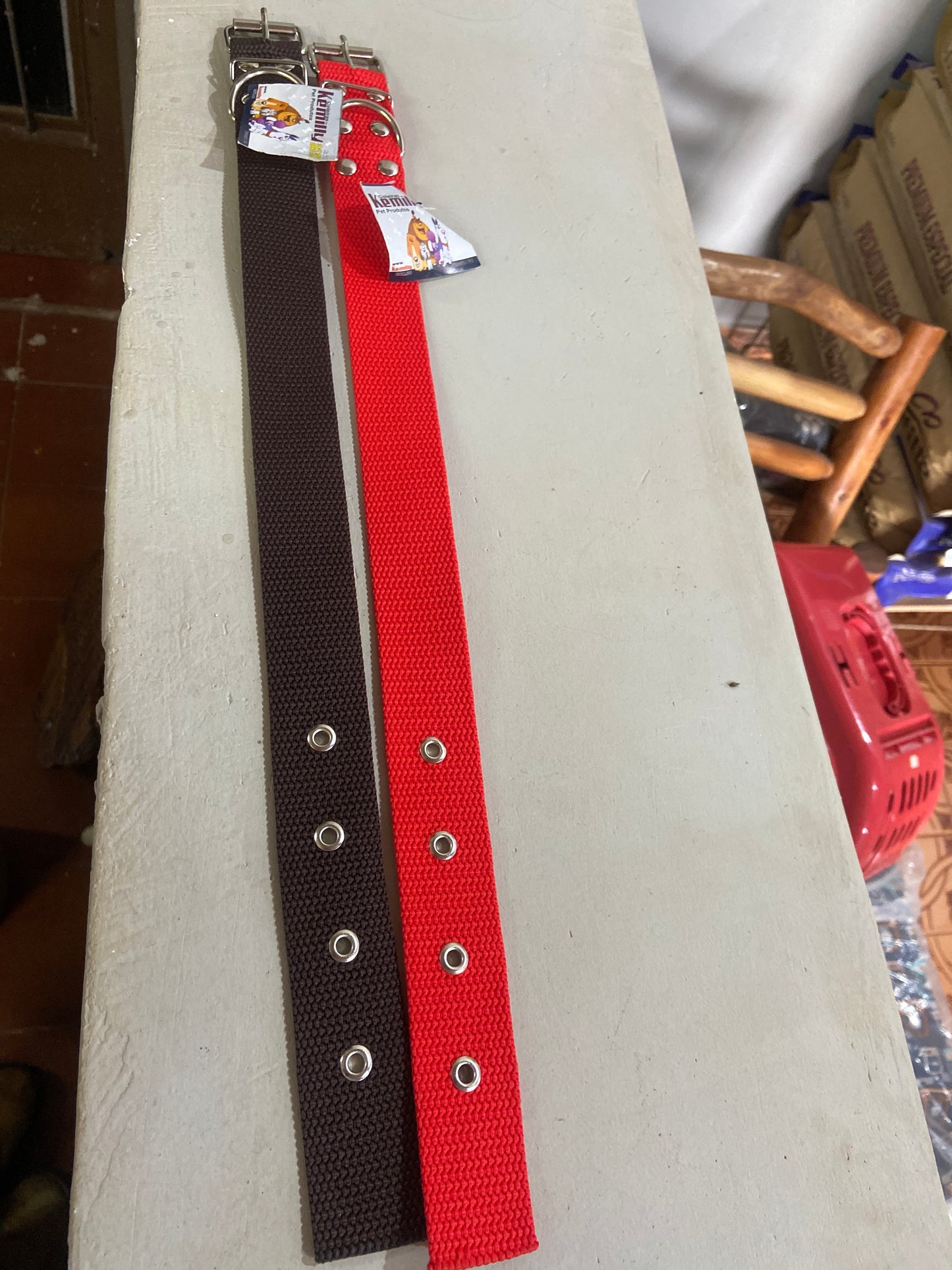 Coleira Nylon - cores