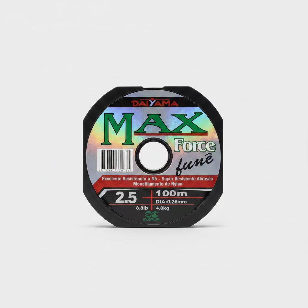 Carretilha Skimmer + Vara gladiador com spinner e linha Max force