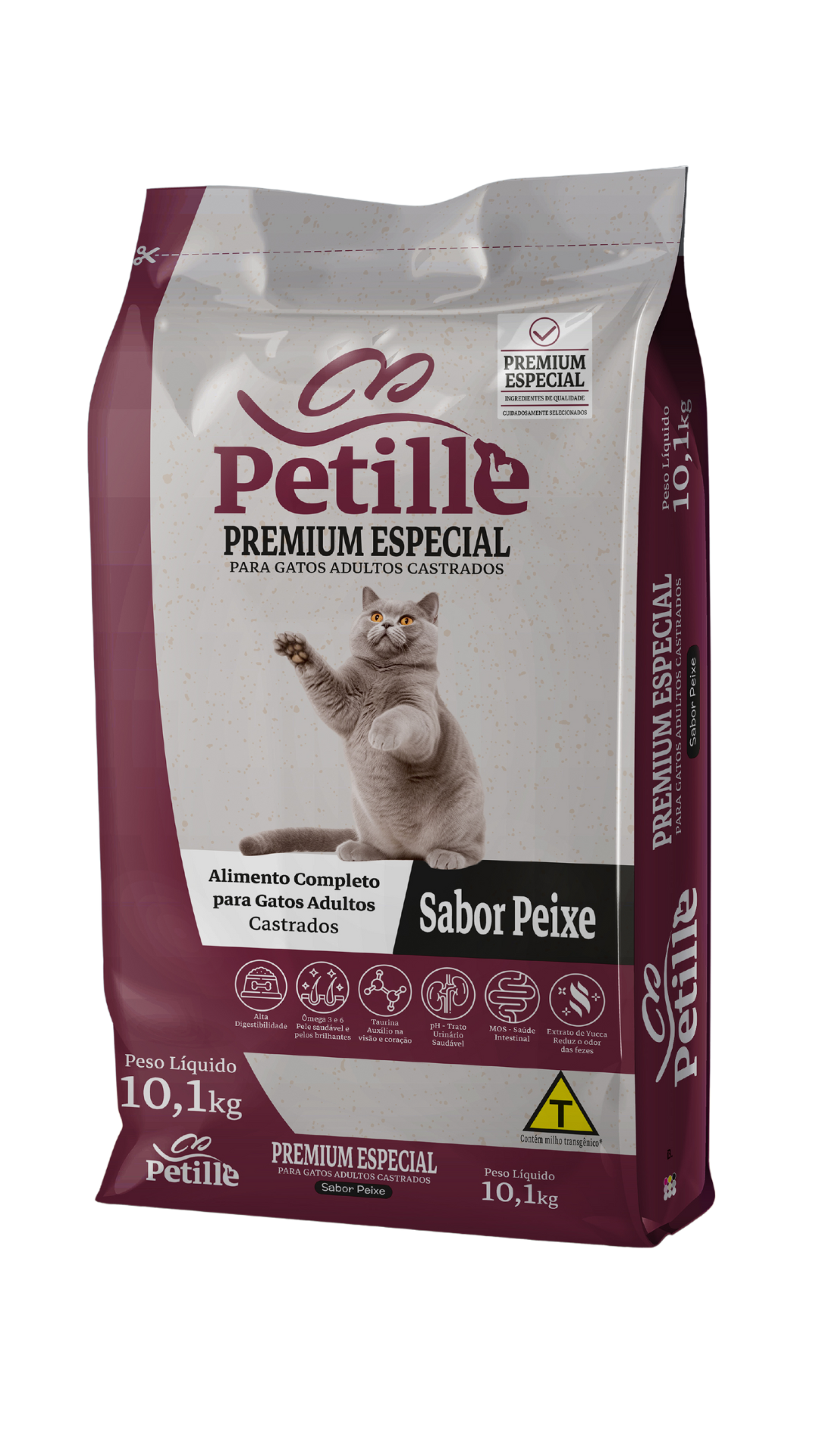 Petille Gatos Castrados Sabor Peixe