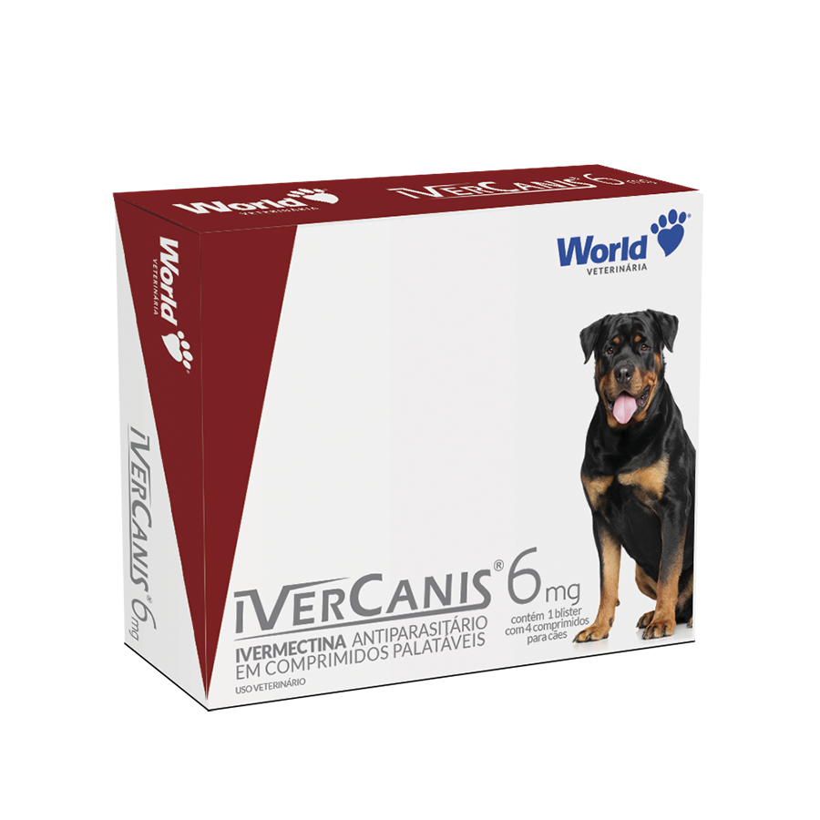 Ivercanis 6mg - Ivermectina anti-parasitas (para 30kg)