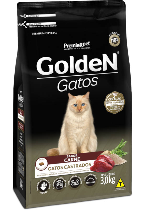 GoldeN® Gatos Castrados Carne