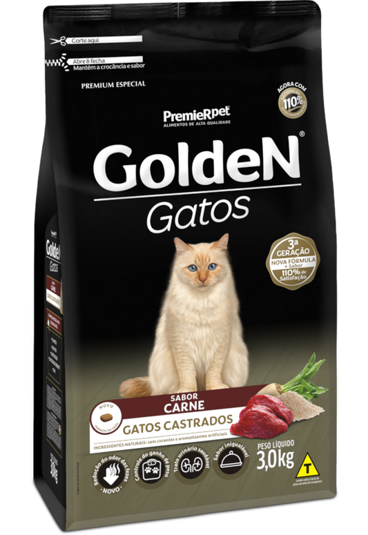 GoldeN® Gatos Castrados Carne