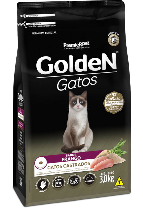 GoldeN® Gatos Castrados Frango