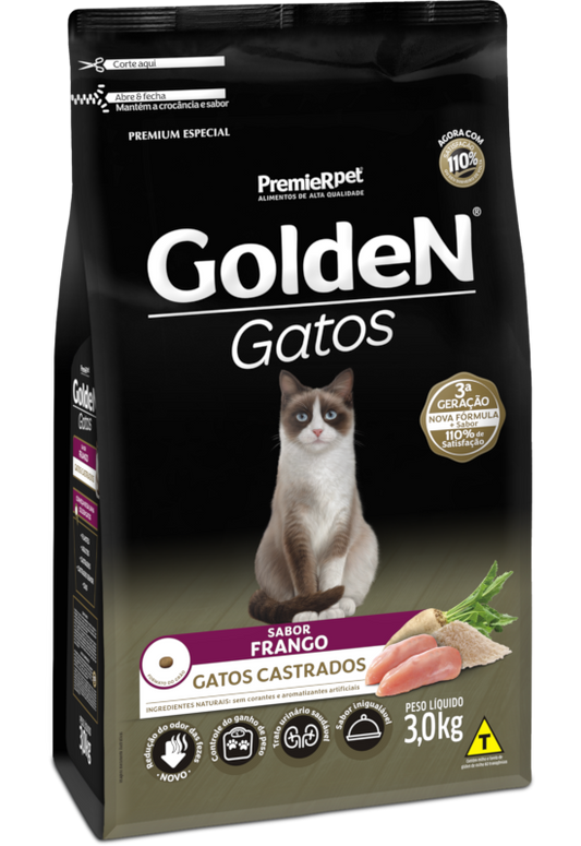 GoldeN® Gatos Castrados Frango