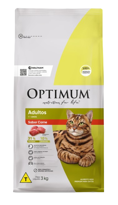 OPTIMUM™ Gatos Adultos – Carne