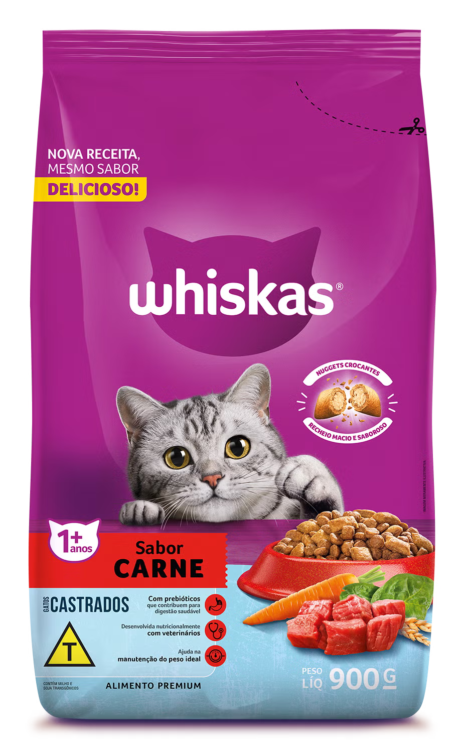 Whiskas - Sabor carne 900g