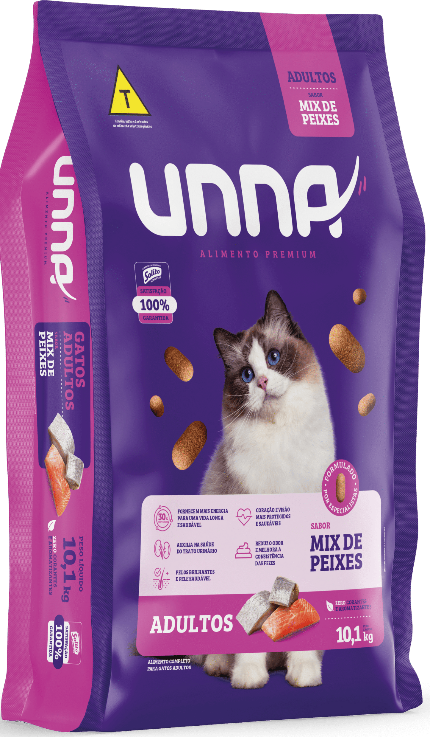 Unna gatos Adultos - Mix de peixes