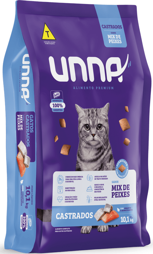Unna gatos Castrados - Mix de peixes