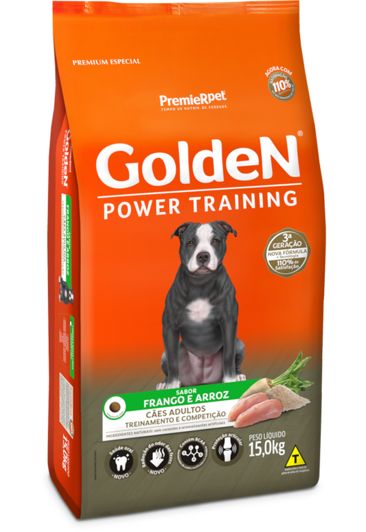 GoldeN® Power Training Cães Adultos Frango & Arroz
